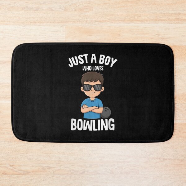 Item preview, Just A Boy Who Loves Bowling Bowler designed and sold by Gogetgiggles.