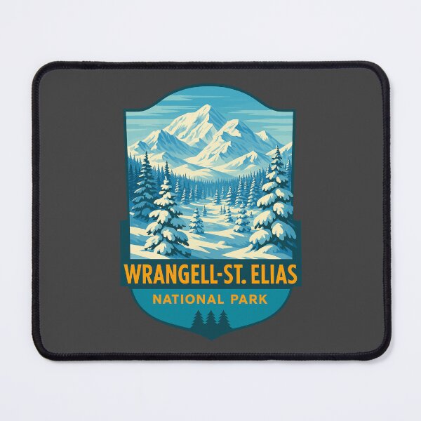 Item preview, Wrangell–St. Elias Alaska Mountain Sticker designed and sold by Ismeal Von.