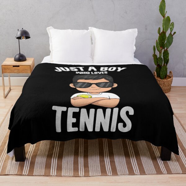 Item preview, Just A Boy Who Loves Tennis designed and sold by Gogetgiggles.