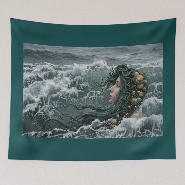 Item preview, The Wave (After Henri Privat Livemont's La Vague) designed and sold by Tridentulus.