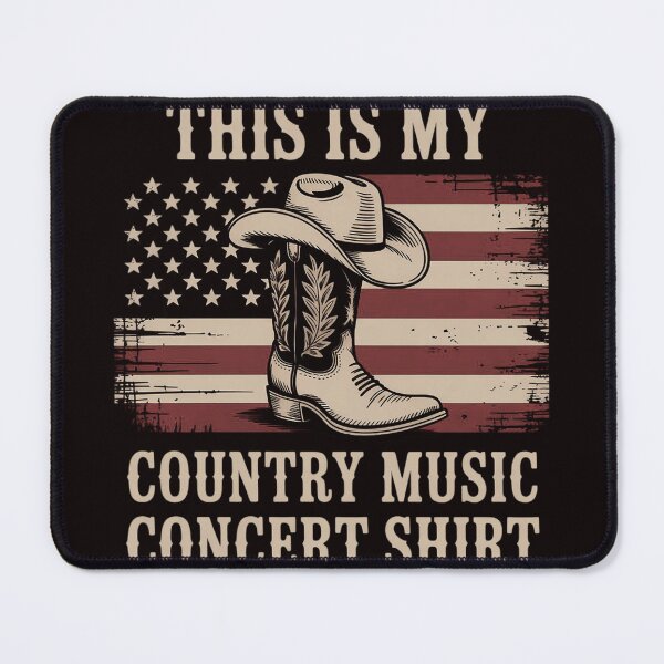 Item preview, Cowboy Boots Hat This Is My Country Music Concert designed and sold by RopboxRone.