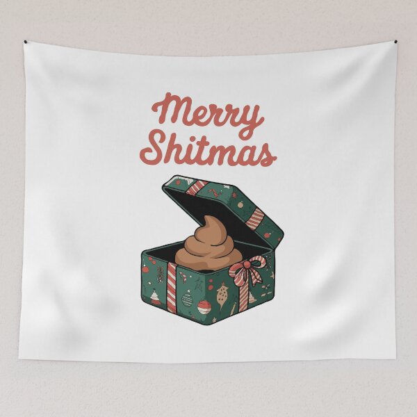 Item preview, Poop Gift Box Merry Shitmas designed and sold by Gkinoki.