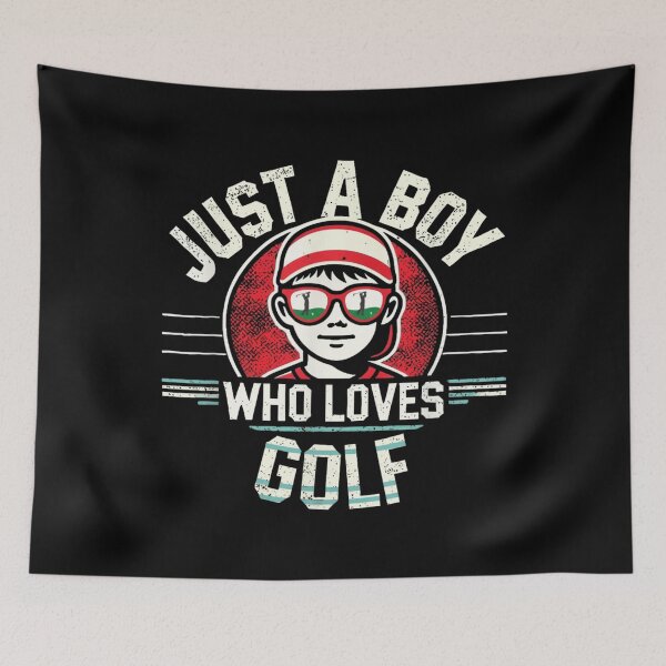 Item preview, Just A Boy Who Loves Golf Golfer Sports designed and sold by Gogetgiggles.