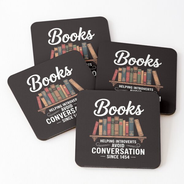 Item preview, Books helping introverts avoid conversation designed and sold by RopboxRone.