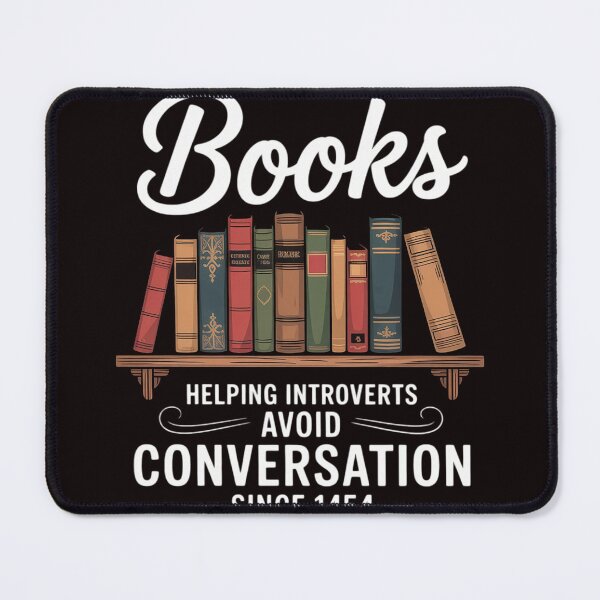 Item preview, Books helping introverts avoid conversation designed and sold by RopboxRone.