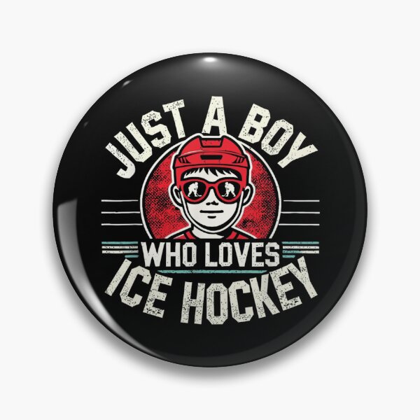 Item preview, Just A Boy Who Loves Ice Hockey Hockey Lover designed and sold by Gogetgiggles.