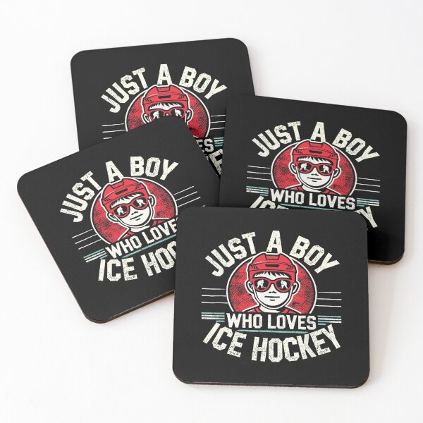 Item preview, Just A Boy Who Loves Ice Hockey Hockey Lover designed and sold by Gogetgiggles.