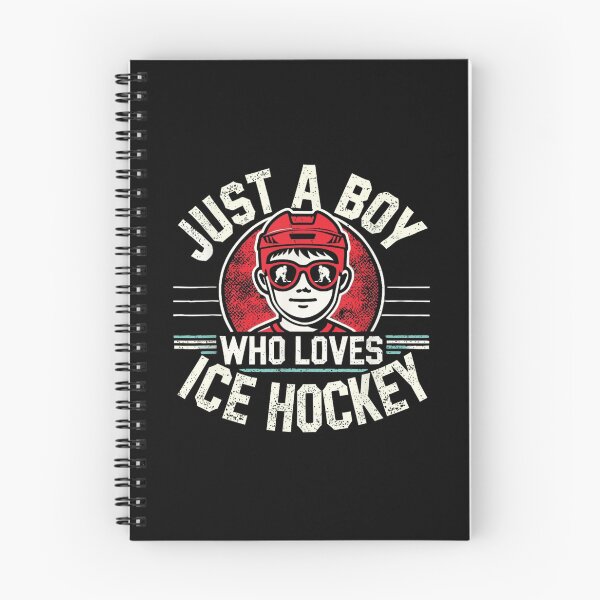 Item preview, Just A Boy Who Loves Ice Hockey Hockey Lover designed and sold by Gogetgiggles.