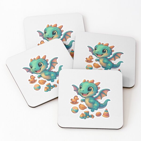 Item preview, Cute Baby Dinosaur Flying Sticker, flying dino, kawaii dinosaur, adorable dino, cute  designed and sold by RedStudioPRO872.