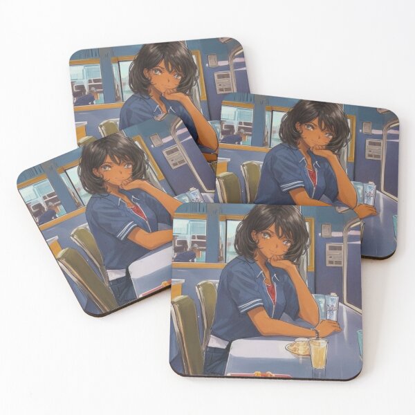 Item preview, 80s Diner Scene | Retro Anime Aesthetic designed and sold by MoodStory.