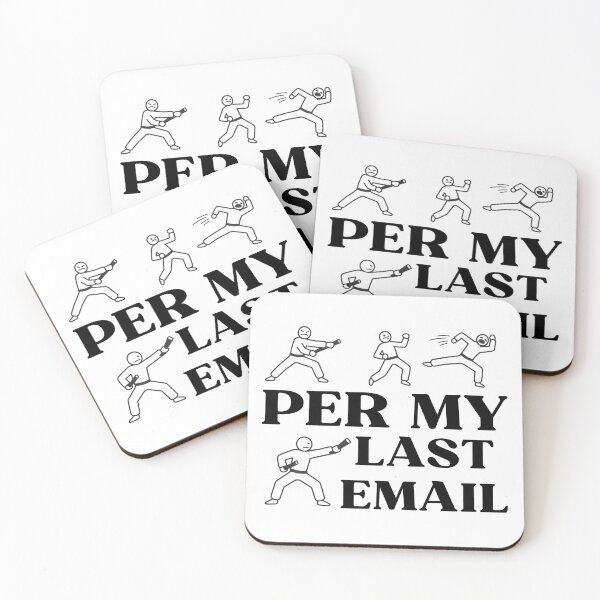 Item preview,  Per My Last Email Fighting Words designed and sold by ZACK ART.
