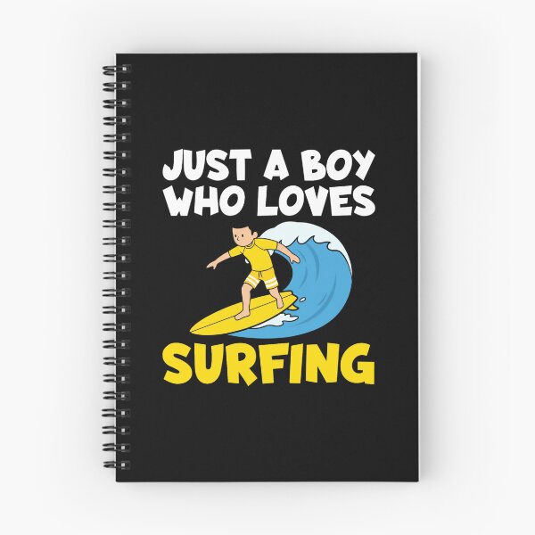 Item preview, Just A Boy Who Loves Surfing Surfer Boy designed and sold by Gogetgiggles.