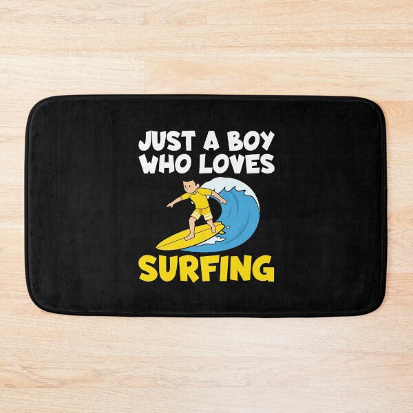 Item preview, Just A Boy Who Loves Surfing Surfer Boy designed and sold by Gogetgiggles.