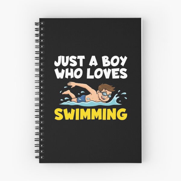 Item preview, Just A Boy Who Loves Swimming Swimmer designed and sold by Gogetgiggles.