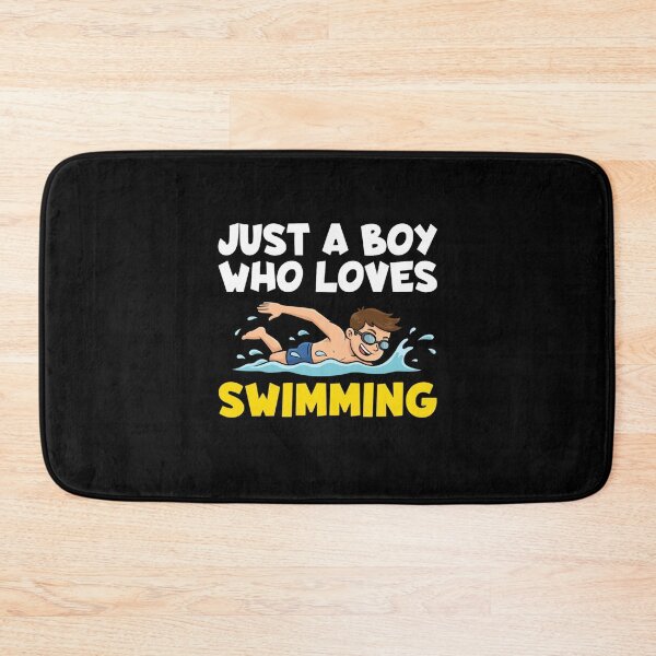 Item preview, Just A Boy Who Loves Swimming Swimmer designed and sold by Gogetgiggles.