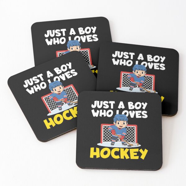 Item preview, Just A Boy Who Loves Hockey Sport Fan designed and sold by Gogetgiggles.