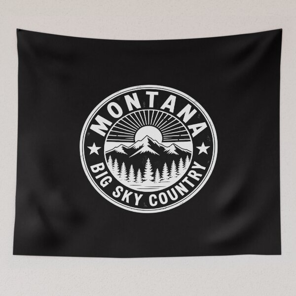 Item preview, Outdoor & Nature Lover Montana Big Sky Country designed and sold by Silicula.