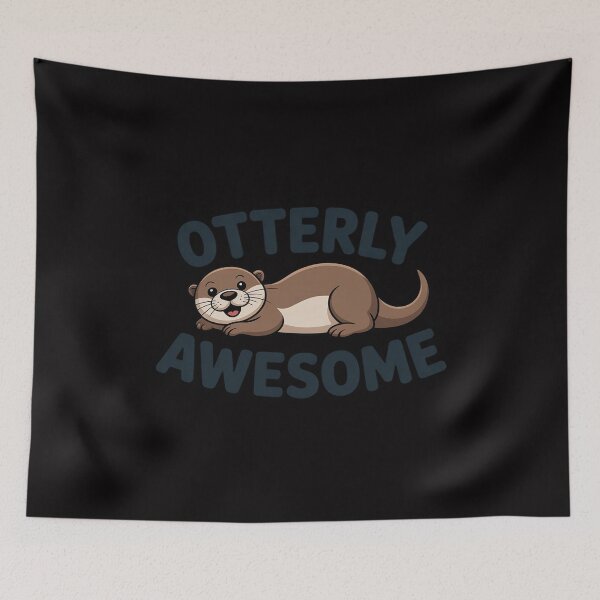Item preview, Otterly Awesome Otter Sea Animal Lovers Men Women Boys Girls designed and sold by Silicula.