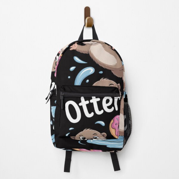 Item preview, Otter Chaos Bagel Fighting Sea Otters Pun Animal Lover designed and sold by Silicula.
