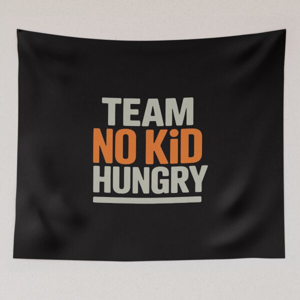 Artikelvorschau, No Kid Hungry Orange Team No Kid Hungry entworfen und verkauft von Silicula.