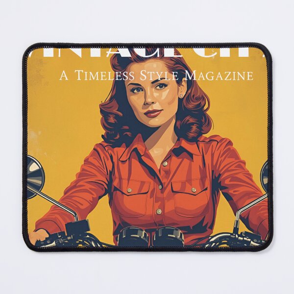 Item preview,  Vintage Female Retro Motorcycle designed and sold by Vintage City.