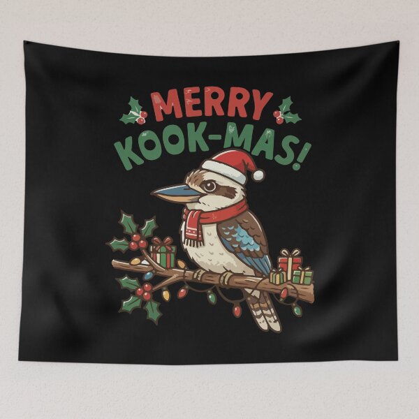 Item preview, Xmas Kookaburra - Christmas kookaburra bird - australian kookaburra designed and sold by Prtina.