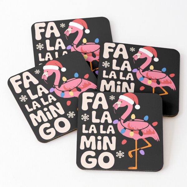 Item preview, Fa La La La Mingo Christmas Flamingo designed and sold by Dopsel56.
