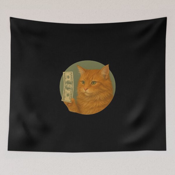 Item preview, The Bill Holding Ginger Cat designed and sold by Fort Galaxy.