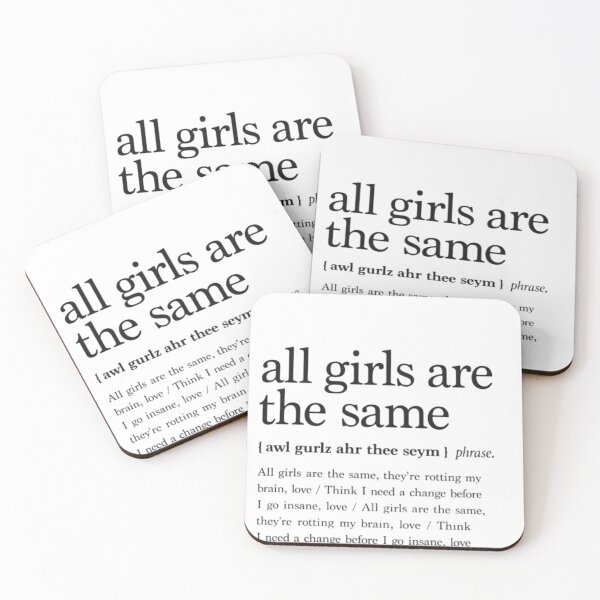 Item preview, ALL GIRLS ARE THE SAME designed and sold by ixam-mg.