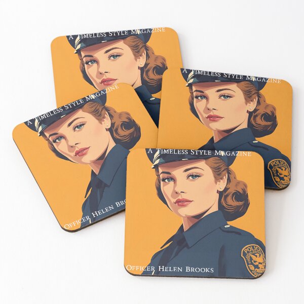 Item preview, Vintage City Policewoman designed and sold by Vintage City.