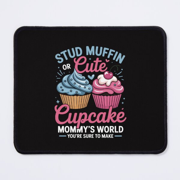 Item preview, Mommy's Stud Muffin Or Cute Cupcake Gender Reveal designed and sold by Silicula.