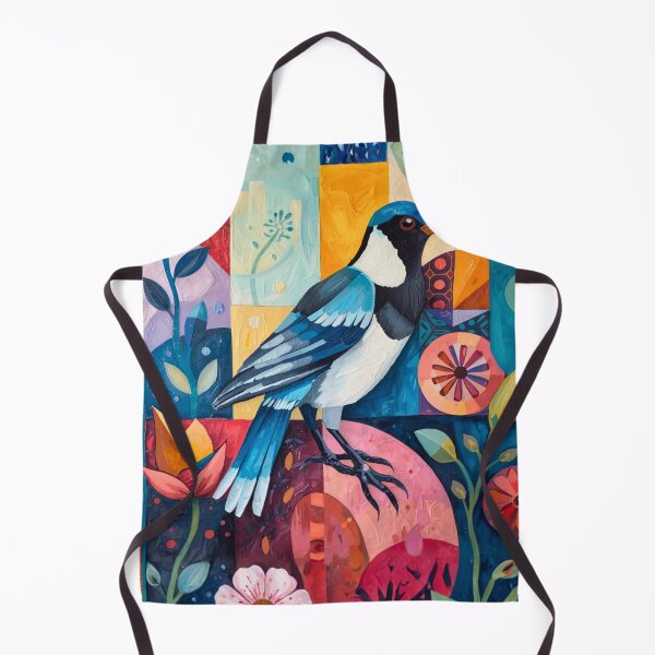 Item preview, Colorful Bird on Abstract Background designed and sold by Modern-Tropical.