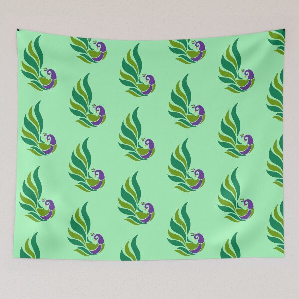Item preview, Peacock Design Art – Elegant Feather Pattern Illustration designed and sold by Harshit_Digital_Arts.