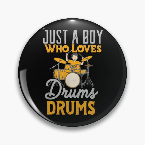Item preview, Just A Boy Who Loves Drums Drummer Musician designed and sold by Gogetgiggles.