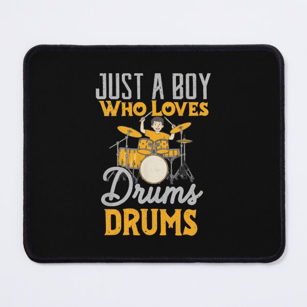 Item preview, Just A Boy Who Loves Drums Drummer Musician designed and sold by Gogetgiggles.