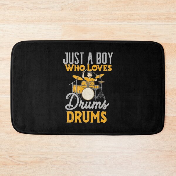 Item preview, Just A Boy Who Loves Drums Drummer Musician designed and sold by Gogetgiggles.