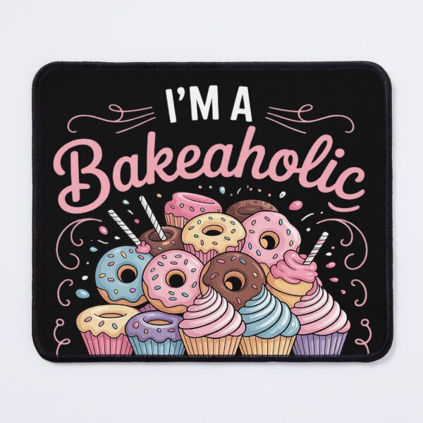 Item preview, I'm a Bakeaholic Baking Baker Cupcake Cooking designed and sold by EntroRhim.