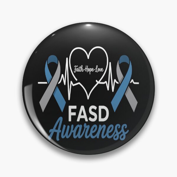 Item preview, Fetal Alcohol Spectrum Disorder FASD Awareness Faith Hope 2 designed and sold by LegendsArt75.
