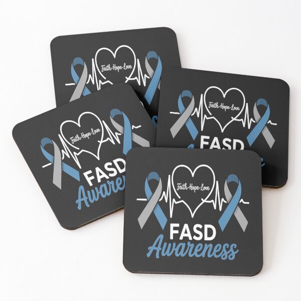 Item preview, Fetal Alcohol Spectrum Disorder FASD Awareness Faith Hope 2 designed and sold by LegendsArt75.