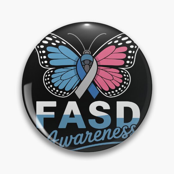 Item preview, Fetal Alcohol Spectrum Disorder FASD Awareness Support Fight designed and sold by LegendsArt75.