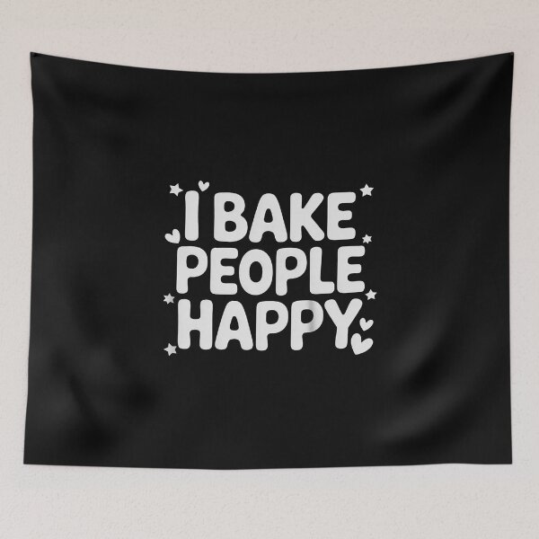 Item preview, I Bake People Happy Cupcake & Cookie Baking Crew Love Bakers designed and sold by EntroRhim.