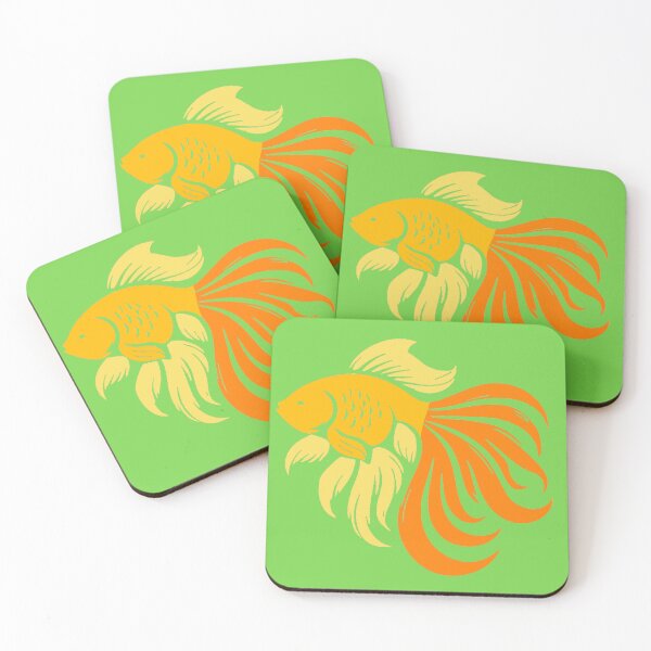 Item preview, Golden Fish Art – Elegant Decorative Design designed and sold by Harshit_Digital_Arts.