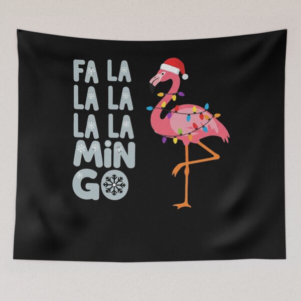 Item preview, Fa La La La Mingo Christmas Flamingo designed and sold by Dopsel56.