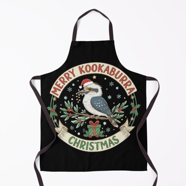 Item preview, Xmas Kookaburra - Christmas kookaburra bird - Merry kook mas australian kookaburra designed and sold by Prtina.