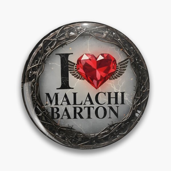 Item preview, I Love Malachi Barton Fan Art Design designed and sold by Inkspire House.