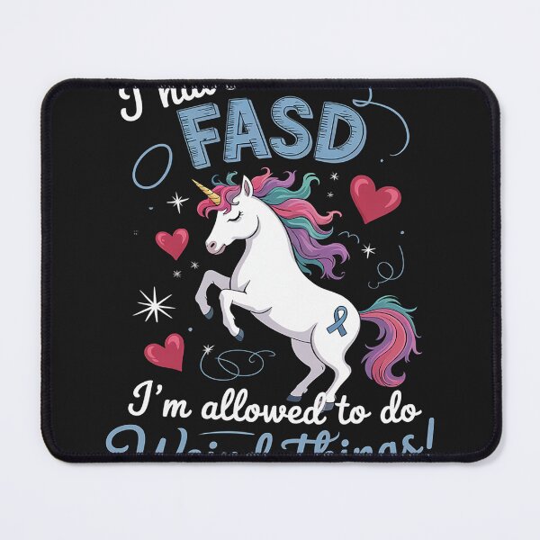 Item preview, Fetal Alcohol Spectrum Disorder FASD Awareness Unicorn 3 designed and sold by LegendsArt75.