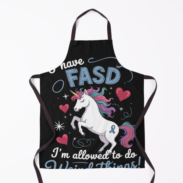 Item preview, Fetal Alcohol Spectrum Disorder FASD Awareness Unicorn 3 designed and sold by LegendsArt75.