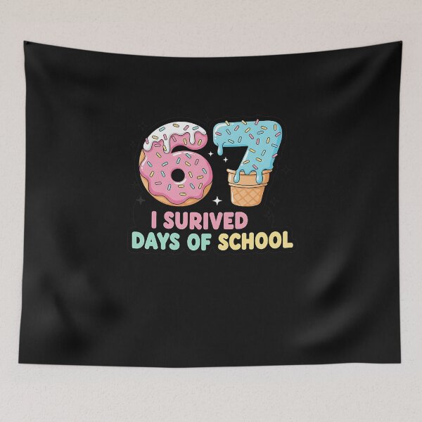 Item preview, Cute Donut Ice Cream I Survived 67 Days Of School designed and sold by MOHITSALVI.