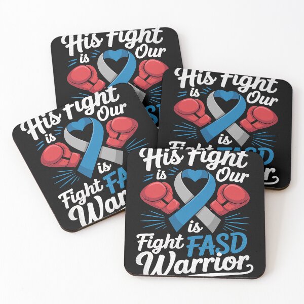 Item preview, Fetal Alcohol Spectrum Disorder FASD Warrior Fighter Support  2 designed and sold by LegendsArt75.