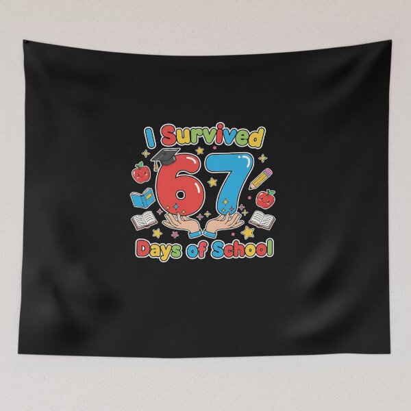 Item preview, Cute I Survived 67 Days Of School Teacher designed and sold by MOHITSALVI.